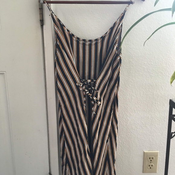 Volcom Stripe Spaghetti Dress - Picture 2 of 4